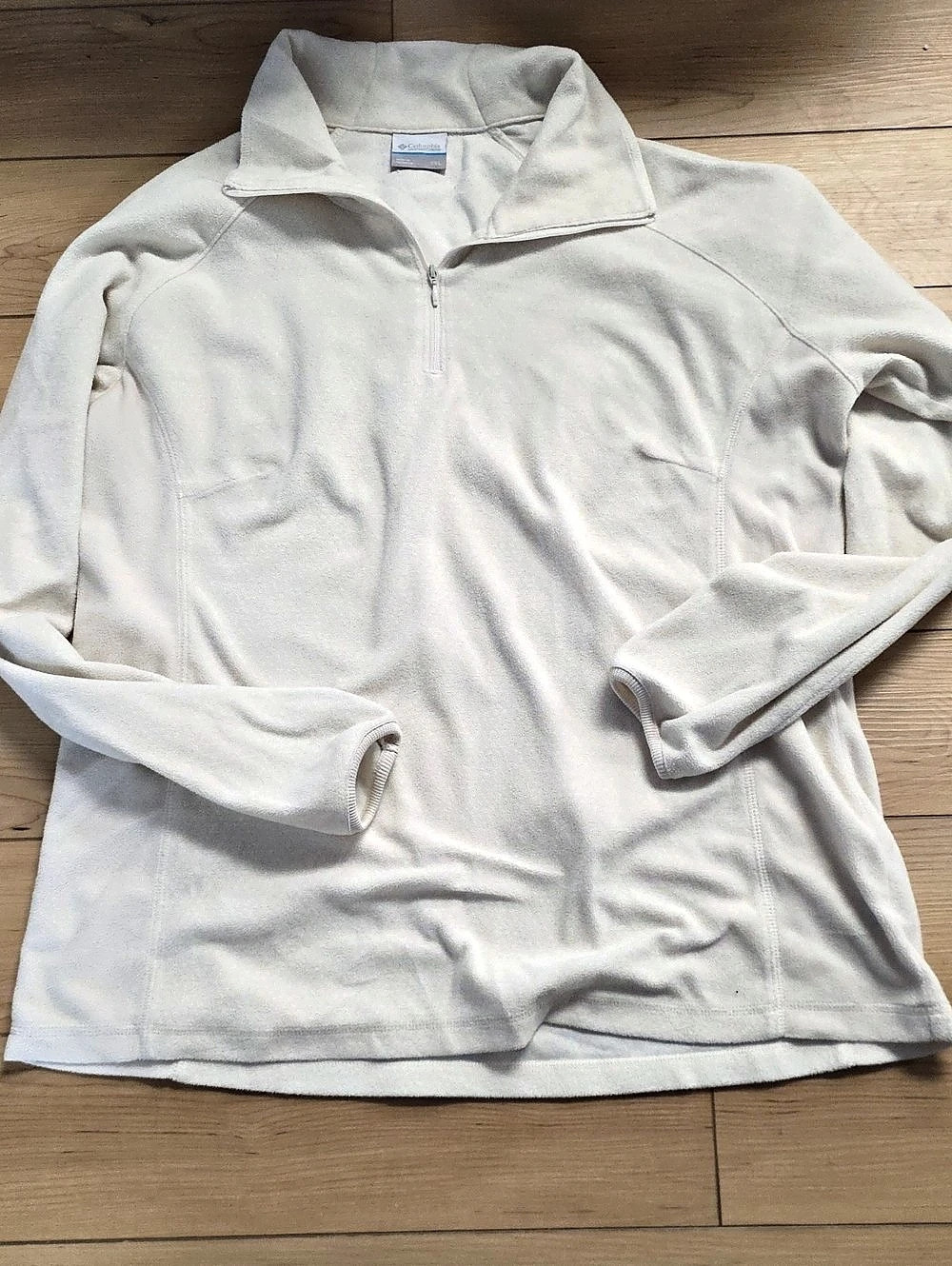 Columbia Fleece Quarter Zip Jacket White XXL